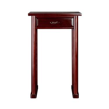 Imagem de hezhuhe2258 Mesa budista pequena de santuário, mesa de nicho budista doméstica, estojo de incenso Shentai moderno estilo chinês mesa de oferta de estilo chinês (cor: B)