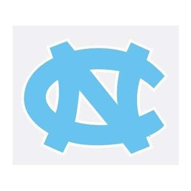 Imagem de Adesivo de vinil North Carolina Tarheels NC em azul 10 cm carro caminhão janela adesivo UNC