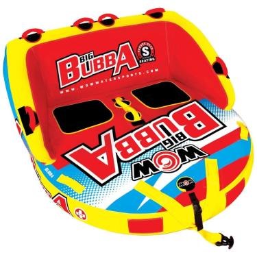 Imagem de Boia Rebocável Inflável Para 2 Pessoas, Resistente, WOW SPORTS, Amarelo