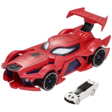 Imagem de Conjunto de Carro do Homem Aranha Marvel Hot Wheels com Lançador Embutido, Mattel