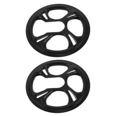 Imagem de UKCOCO Capa de proteção para pedaleira de 2 peças: 5 furos universais para bicicletas de montanha - capa de roda dentada de substituição de 42 dentes