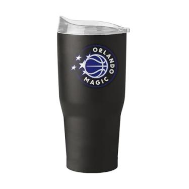 Imagem de FANMATS Copo de aço inoxidável NBA Orlando Magic 850.5 g – Acabamento em pó durável – Serve para a maioria dos porta-copos, copo NBA oficialmente licenciado – Mantém bebidas quentes e frias