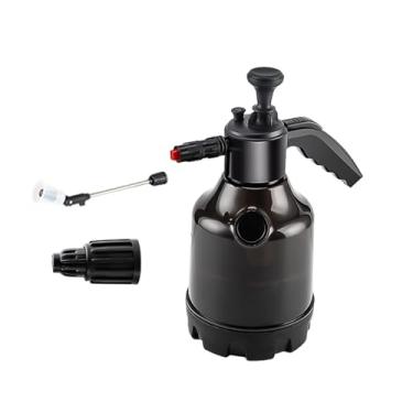 Imagem de Baoblaze Pulverizador de espuma manual com garrafa de spray, bico de irrigação de 3 litros, pulverizador automático de espuma portátil para limpeza de, Preto
