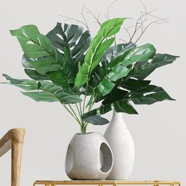 Imagem de Planta artificial com 9 cabeças, folhas com fundo de tartaruga, faça você mesmo, folhas falsas, casa, festa, casamento, escritório, decoração de mesa