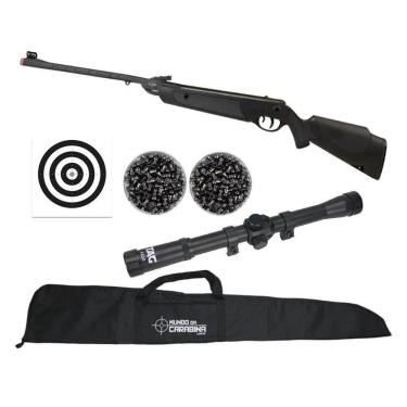 Imagem de Carabina Rossi Dione Sport Gás Ram Nitro 5,5mm + Kit