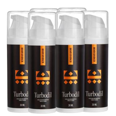 Imagem de Kit 6 Blend Crescimento Barba E Cabelo Turbodil Embaixador 30Ml