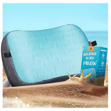 Imagem de Almofada de praia inflável Hikenture com capa removível