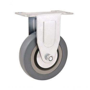 Imagem de Rodizio Fixo 2 Média 27kg Núcleo Pvc Borracha Cinza Rf502 -