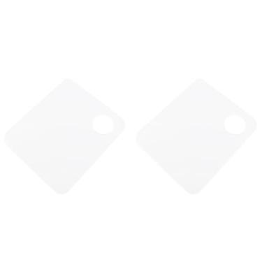 Imagem de Pro Bamboo Kitchen Paleta transparente de 2 peças com orifício para polegar 10,1 x 11,8 cm, paleta de pintura de maquiagem, pintura a óleo, acrílico, artesanato, arte específica, pintura a óleo
