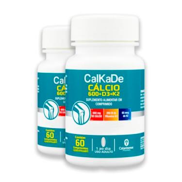 Imagem de Kit 2 Calkade Cálcio Catarinense 60 Comprimidos