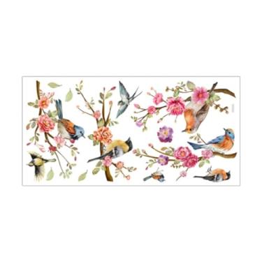 Imagem de YWJLQH Adesivo decorativo de janela para primavera e verão, adesivo removível estático, dupla face para cozinha doméstica