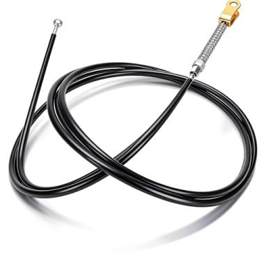 Imagem de Cabo de freio Go Kart de 56 polegadas serve para Predator 212cc 196cc GX160 GX200 6,5HP Manco 9598 9597 Yerf-Dog ASW Bristers Airheart MB-1 Drift Trike Carter Fun Dune Buggy ATV Parts 129,5 cm interno