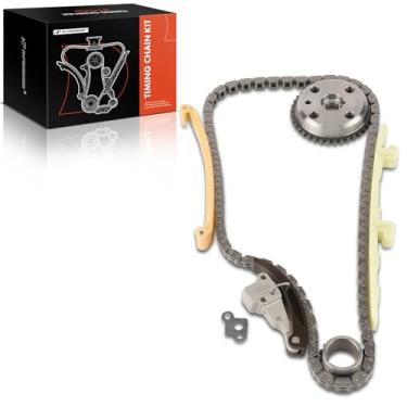 Imagem de A-Premium Kit de corrente de distribuição de motor 6 peças com roda dentada e tensor e guia compatível com Buick, Oldsmobile e Pontiac - Skylark 1992-1994, Achieva 1992-1994, Grand Am 1992-1994 - SOHC