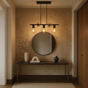 Imagem de Luminária de teto Pendente Rubis 5 Lâmpadas Moderno Industrial (Estilo Jabuticaba) (Preto)