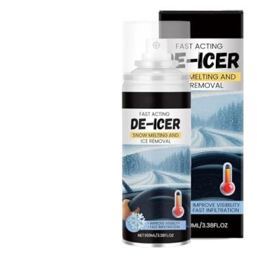 Imagem de Descongelador de para- , 100 ml, anticongelante, derretimento de neve | Acessórios para carro de neve | para geladeira, congelador, congelador, congelador, exterior, exterior