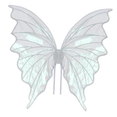 Imagem de MotiveTech Acessórios de adereços com asas de fada para meninas e mulheres, ideais para festas de carnaval e festivais.