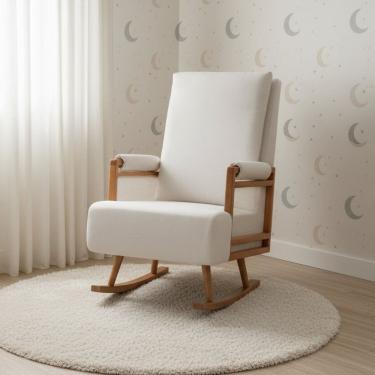 Imagem de Poltrona de Amamentação Balanço Mila Off White