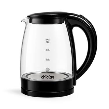Imagem de Chaleira Elétrica Glass 1,8L Chic Lar – Vidro Temperado, Led, Ferve Água Rápido, 127V/220V