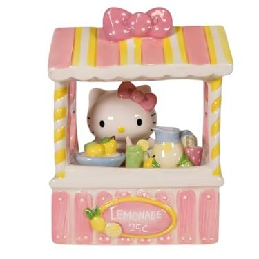 Imagem de Blue Sky Clayworks Estatueta de limonada Hello Kitty, 13,6 cm C x 11,7 cm L x 16,5 cm A, quiosque de verão picante