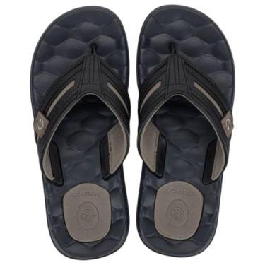 Imagem de Chinelo Masculino Cartago Egeu 4 Dedo 12530, Preto, 40