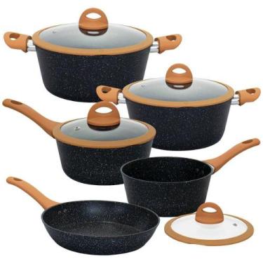 Imagem de Jogo de Panelas de Cerâmica Viena Black - Casambiente