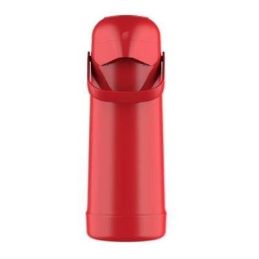 Imagem de Garrafa Termolar Magic Pump 1 Litro Pressao 8700 Lisa Vermelha, 1L, Ve