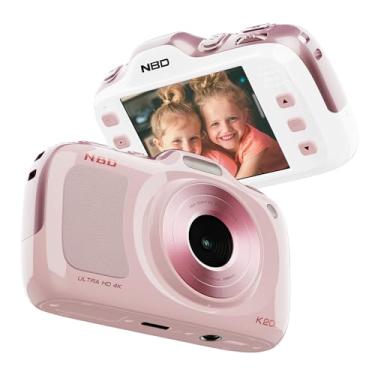 Imagem de Câmera digital 4K verdadeira com modo beleza, câmera vlogging de 64 MP para iniciantes, zoom 16X, antivibração e foco automático, cartão de 64 GB, câmeras portáteis ultra compactas de 120 g para