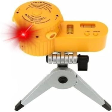 Imagem de Nível Laser Profissional 360º Giratório com Tripé Ajustável | Nivelador LV-06 Precisão 1mm | Alcance 10m Prumo e Horizontal | Medição de Precisão para Construção e Decoração | B-Max
