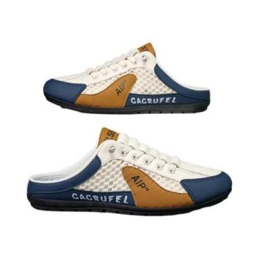 Imagem de Tênis Casuais De Verão Para Homens, Solado Macio, Sneakers De Fundo Pl