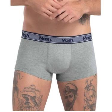 Imagem de Cueca Sunga Mash Algodão Adulto 172.05, Cinza mescla, GG