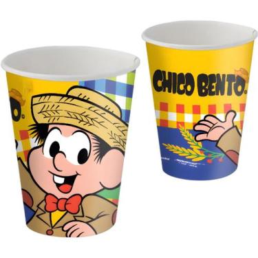 Imagem de Copos Descartáveis de Papel para Festa Junina Comemoração - Chico Bent