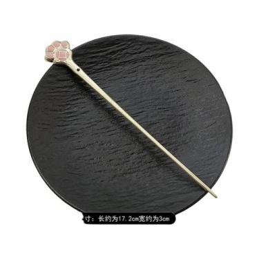 Imagem de Grampo De Cabelo Borboleta Prateado Antigo Com Borla, Estilo Chinês Vi