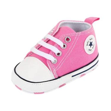 Imagem de Tênis Esportivos De Lona Com Estampa De Estrela Para Bebês Recém-nasci