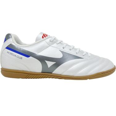 Imagem de Chuteira Esportiva Futebol Salão Futsal Indoor Jogo Treino Costurada Mizuno Morelia Club In-Unissex
