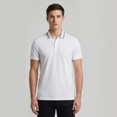 Imagem de Camisa Polo Dudalina Gola Jacquard Masculino-Masculino