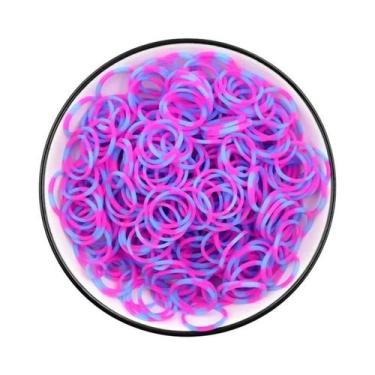 Imagem de Kit De Artesanato DIY Para Crianças: Pulseiras De Elásticos E Faixas D