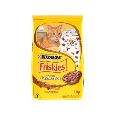 Imagem de Ração Seca Nestle Friskies Megamix para Gatos Adultos e Castrados - 1k