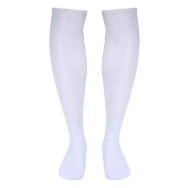 Imagem de Meião Para Futebol Topper Dominator, Branco, 31/34, Unissex