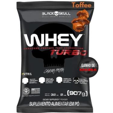 Imagem de Whey Protein Black Skull 907g Concentrado TURBO  Proteína para Ganho d