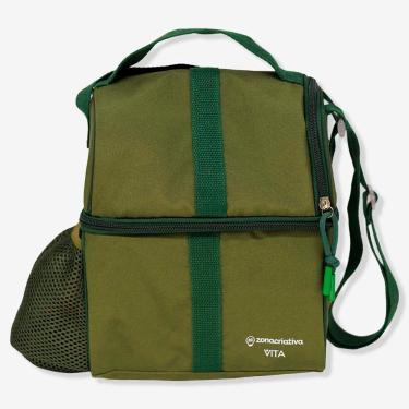 Imagem de Lancheira Térmica Vita Army em Poliéster 29X22X14CM Estampa Militar para Uso Diário