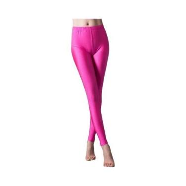 Imagem de Leggings Skinny De Alta Elasticidade plus Size, Calças De Yoga Brilhan