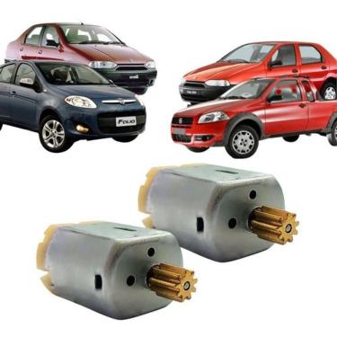 Imagem de Par Motor de Trava Elétrica de Fechadura para Portas Modelo F103 Compatível com Palio,...