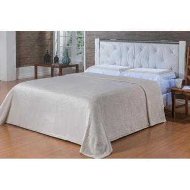 Imagem de Cobertor Solteiro Toque de Seda Microfibra Niazitex, Marfim