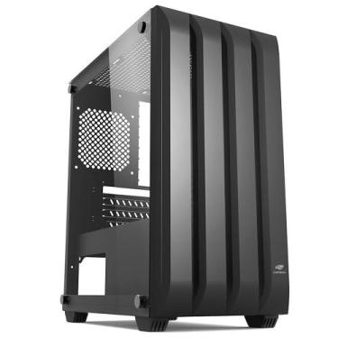 Imagem de Gabinete Gamer C3Tech MT-G100BK Mid Tower, Lateral em Vidro Temperado,