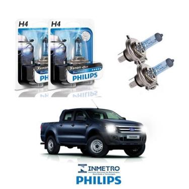 Imagem de Lâmpadas Farol Ford Ranger Philips H4 BlueVision