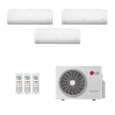 Imagem de Ar-Condicionado Multi Split Inverter LG 30.000 (2x Evap HW 12.000 + 1x
