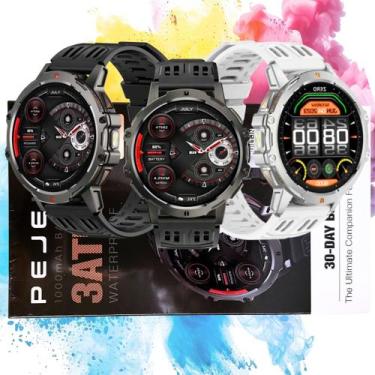 Imagem de Smart Watch Relogio ZW15 Bateria Longa Duração Tatico Esportivo 3 ATM 
