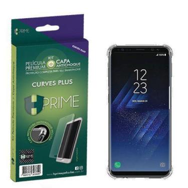 Imagem de Película HPrime Curves Plus Versão 3 Samsung Galaxy S8 Plus + Capa TPU
