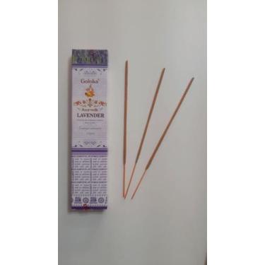 Imagem de Incenso goloka ayurvedic lavender, Branco