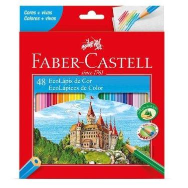Imagem de Lápis de Cor Sextavado 48 cores Faber Castell